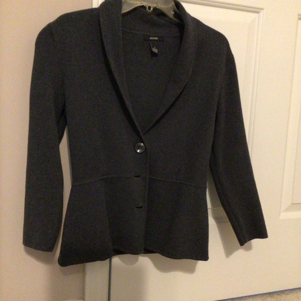 Dark gray Alfani short jacket